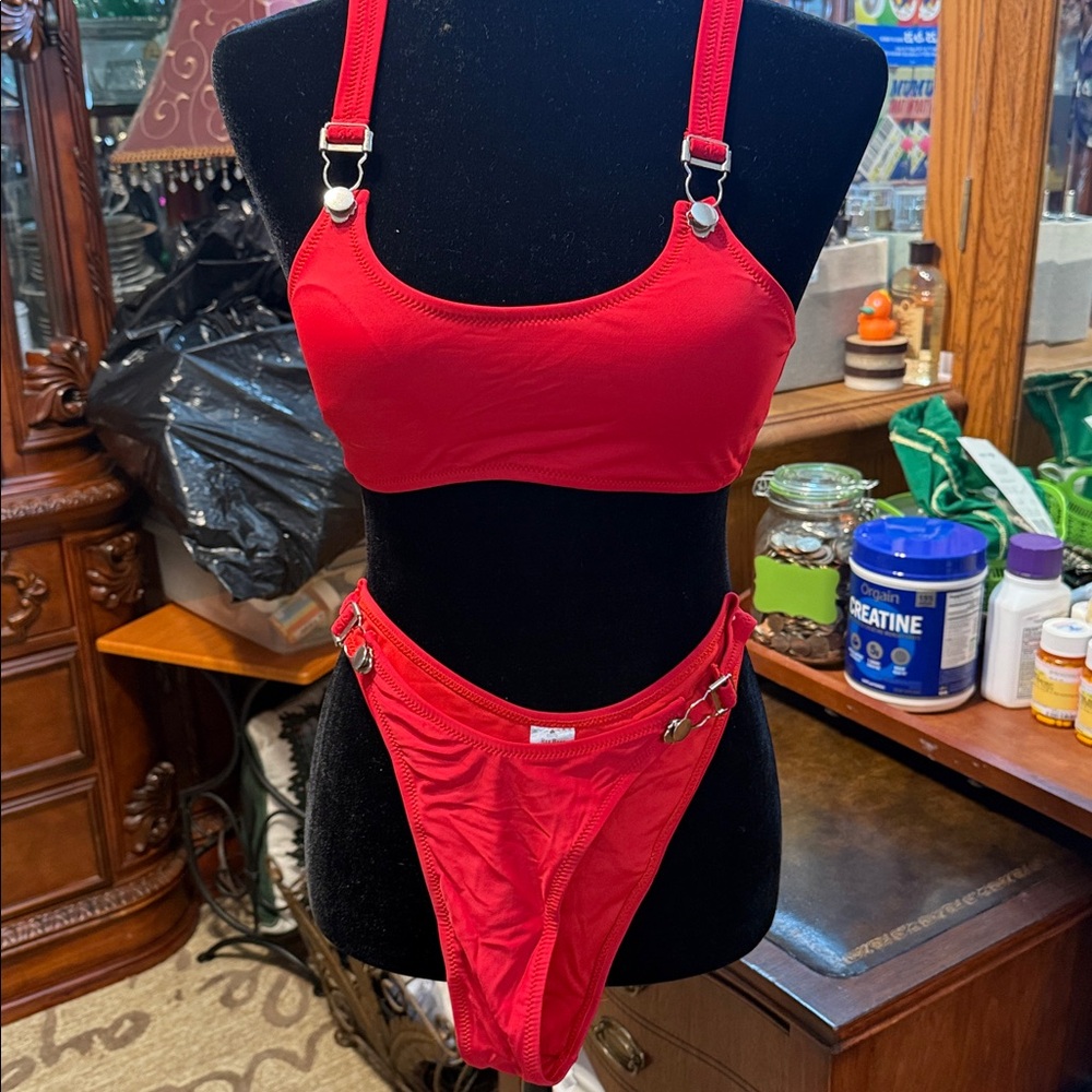 Red Bikini Set